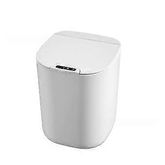 Intelligent Sensor Trash Can Automatic Flip Lid compatible with Home Kitchen Bathroom Waste Classification, Touchless Rubbish Bin