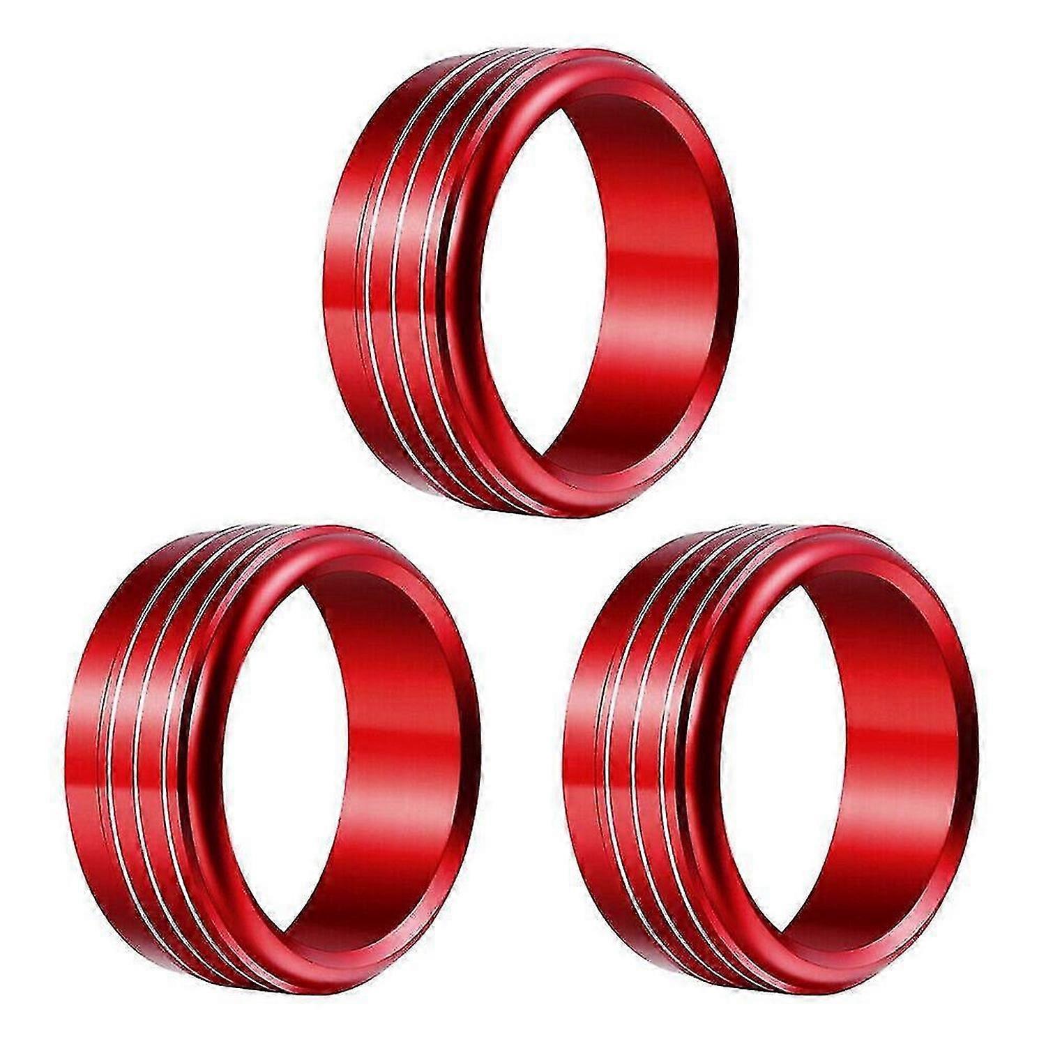 Air Condition Button Covers Air Conditioning Covers,(red)(3pcs)