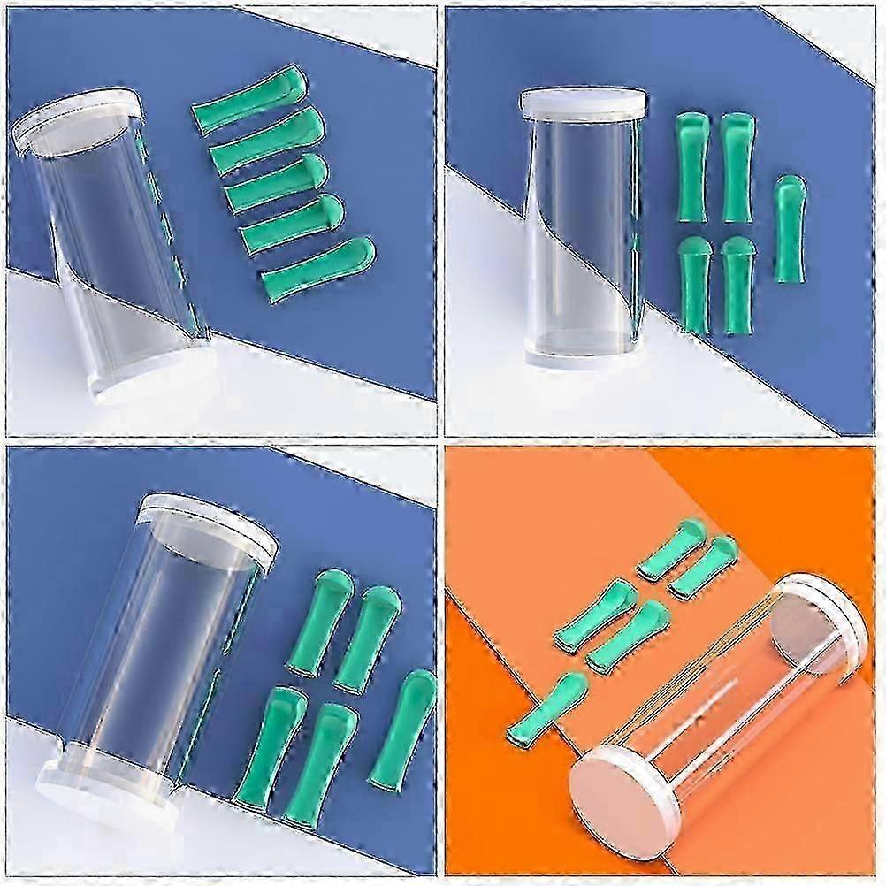 Replaceable Silicone Ear Spoon Sleeves for Ear Cleaning 1Set Green