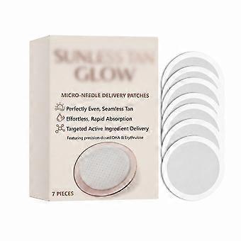 2pcs Tanning Care Patch, featuring double-effect tanning ingredients for localized tanning, moisturizing and skin care