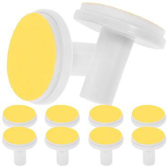 Electric Nail Trimmer Replacement Pads for Adult with 24Pcs Yellow Grinding Heads