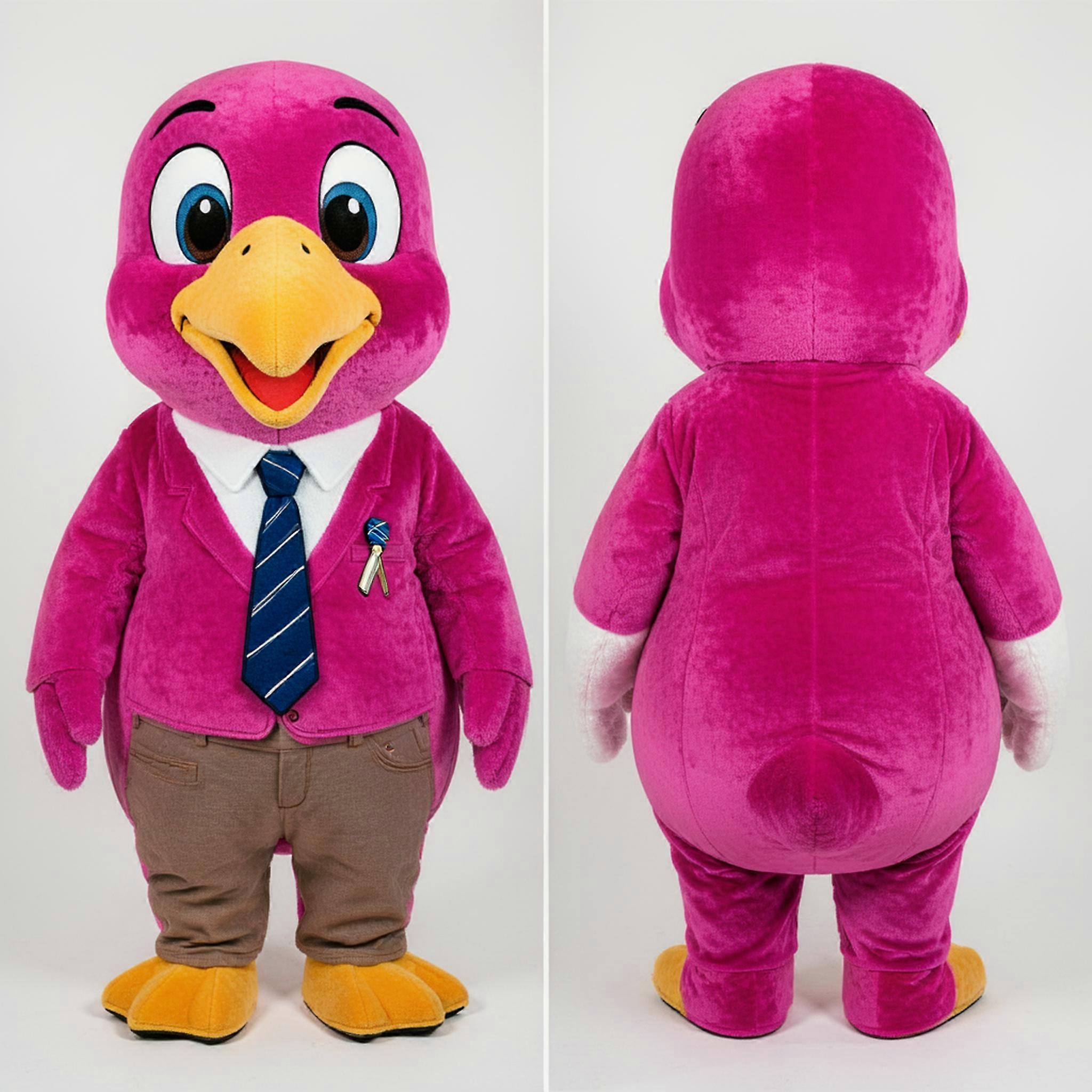 MASTICOT Magenta Soft Feathered Gull Mascot