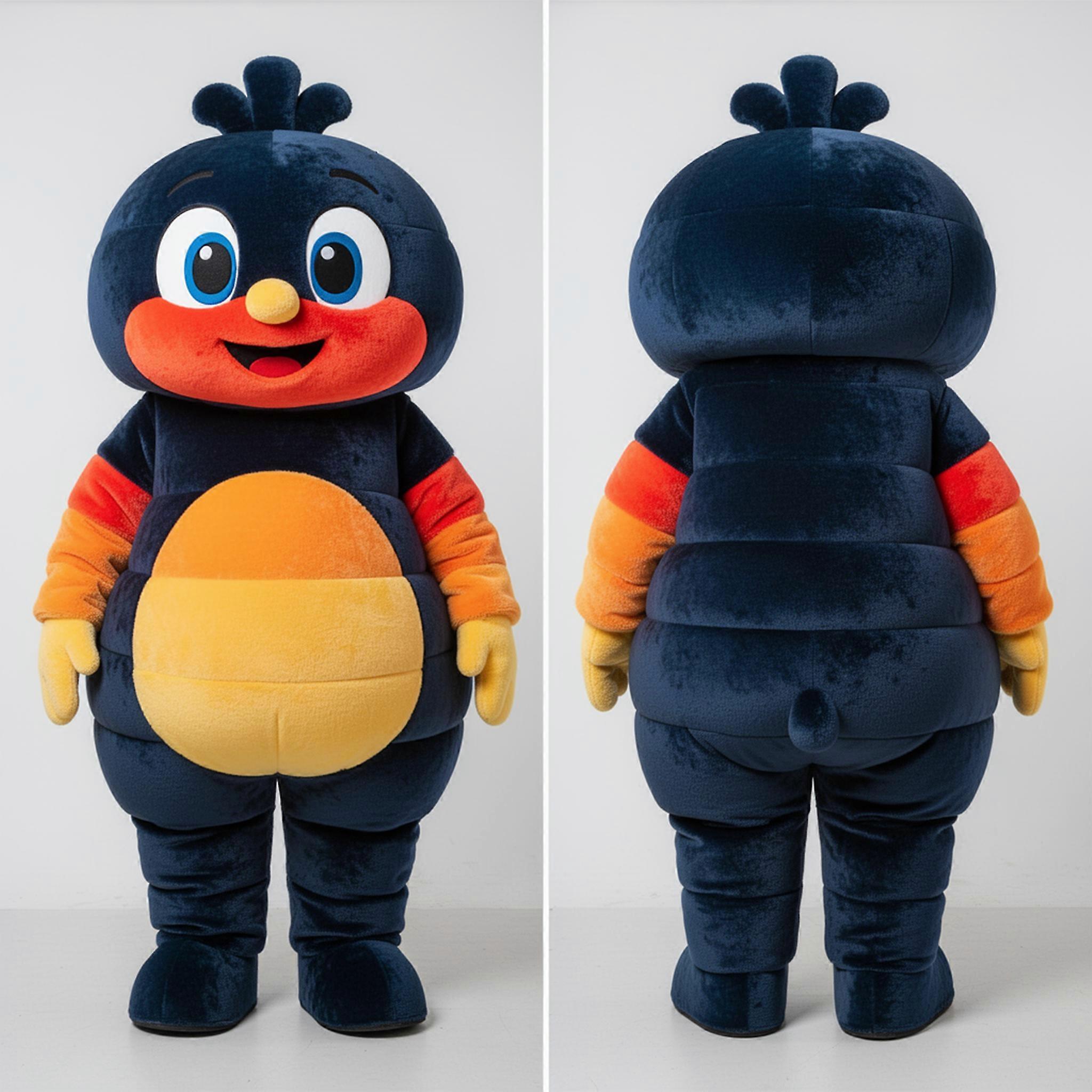 MASTICOT Navy Velvety Paella Mascot