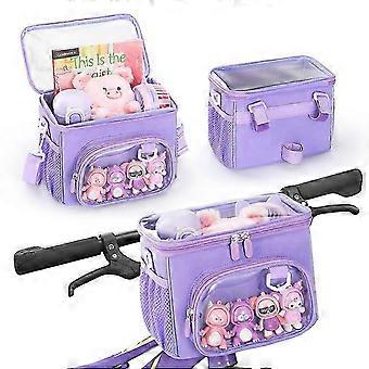 Dolly Bike Front Bag for Bicycles Children's 1 PCS Purple Bag Only