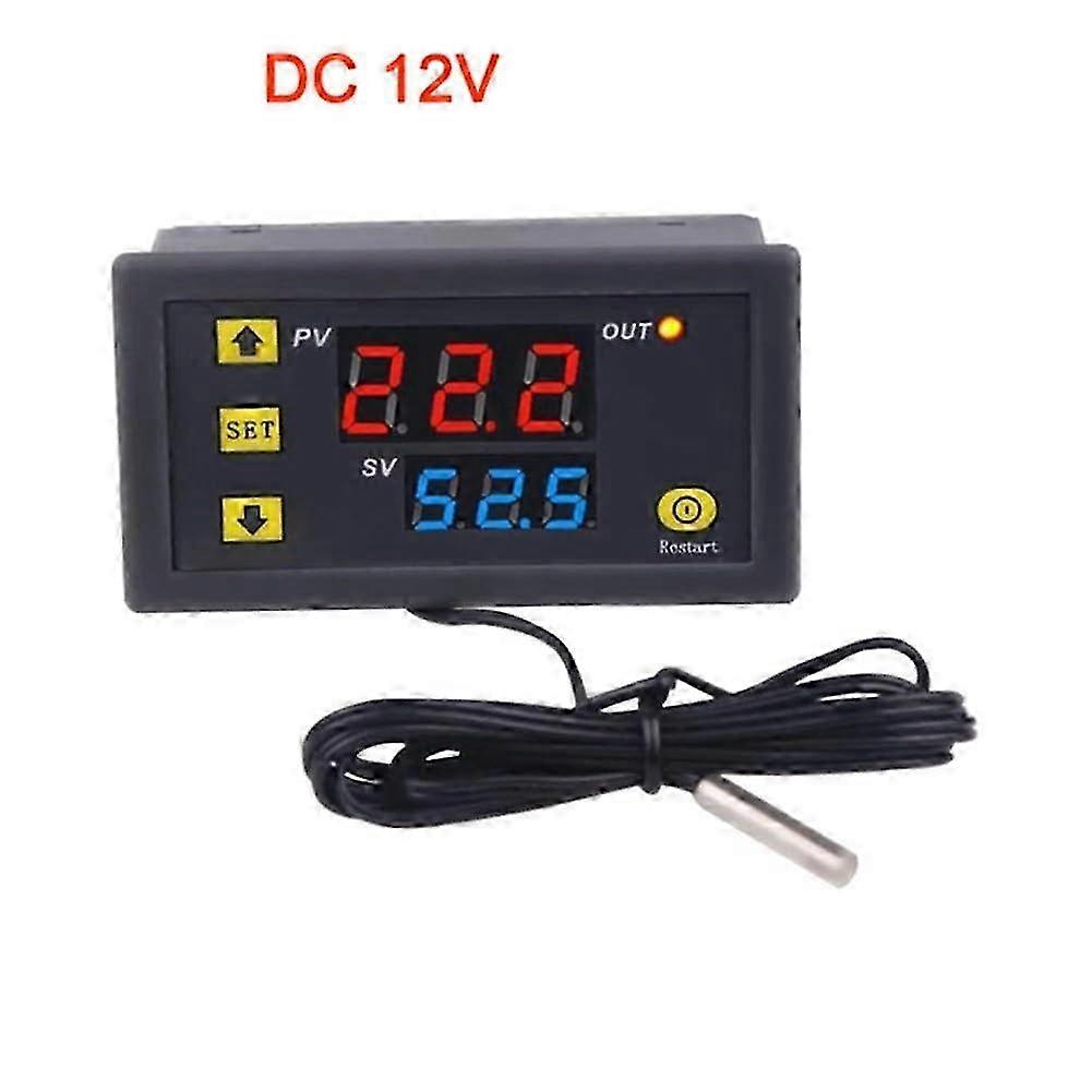 Mini Digital Thermostat DC 12V Waterproof