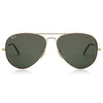 Ray-Ban RB3025 Aviator Large Metal 181 Full Rim Gold Unisex Aviator Sunglasses UV3 Original