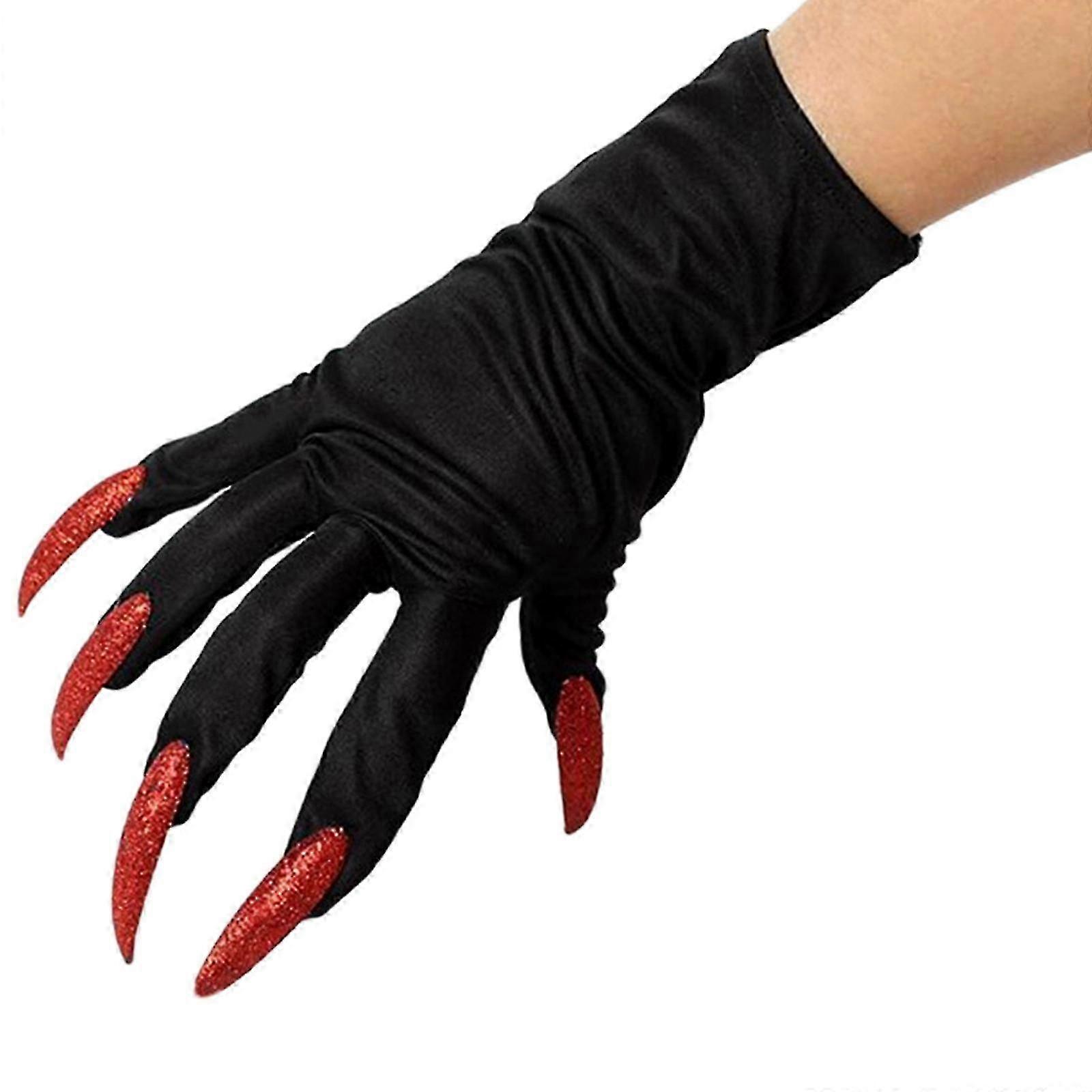 Halloween Prank Prop Long Nail Vampire Ghost Gloves