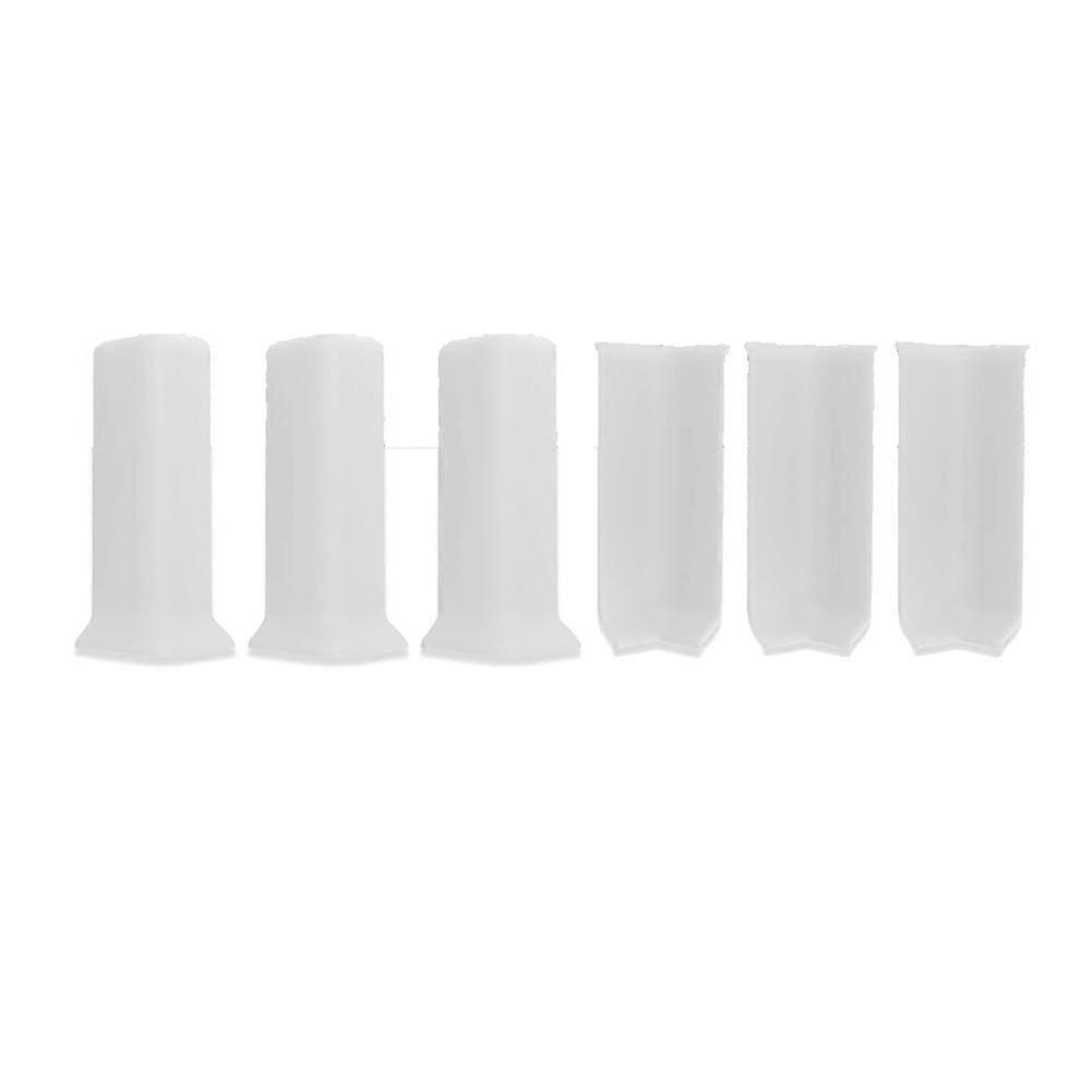 Baseboard Corner Blocks 4inch -Connector Between Cove Base Base Rubber Moulding