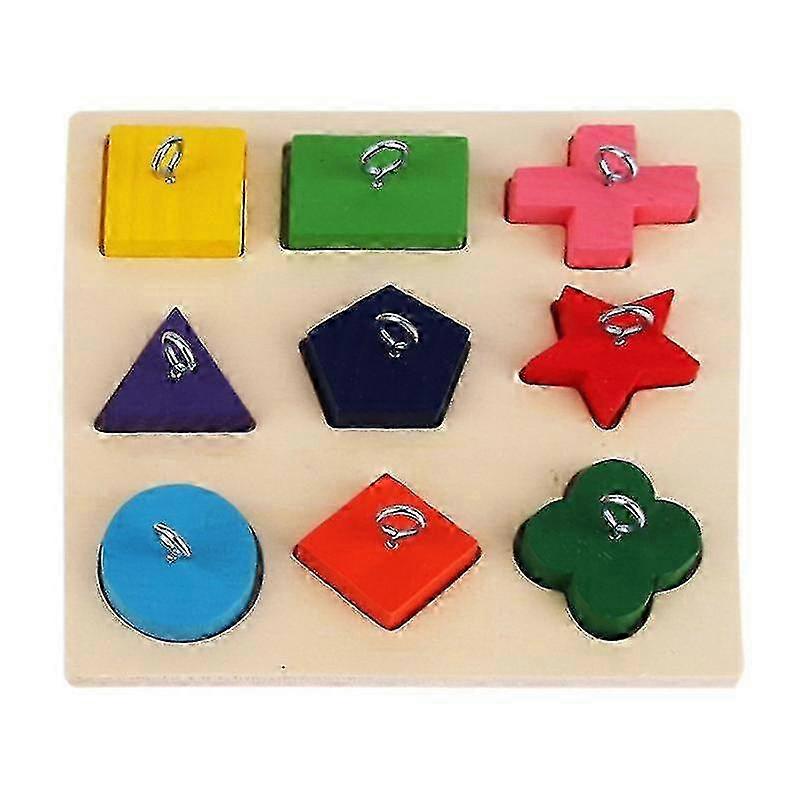 Wooden Parrot Shape Recognition Toy