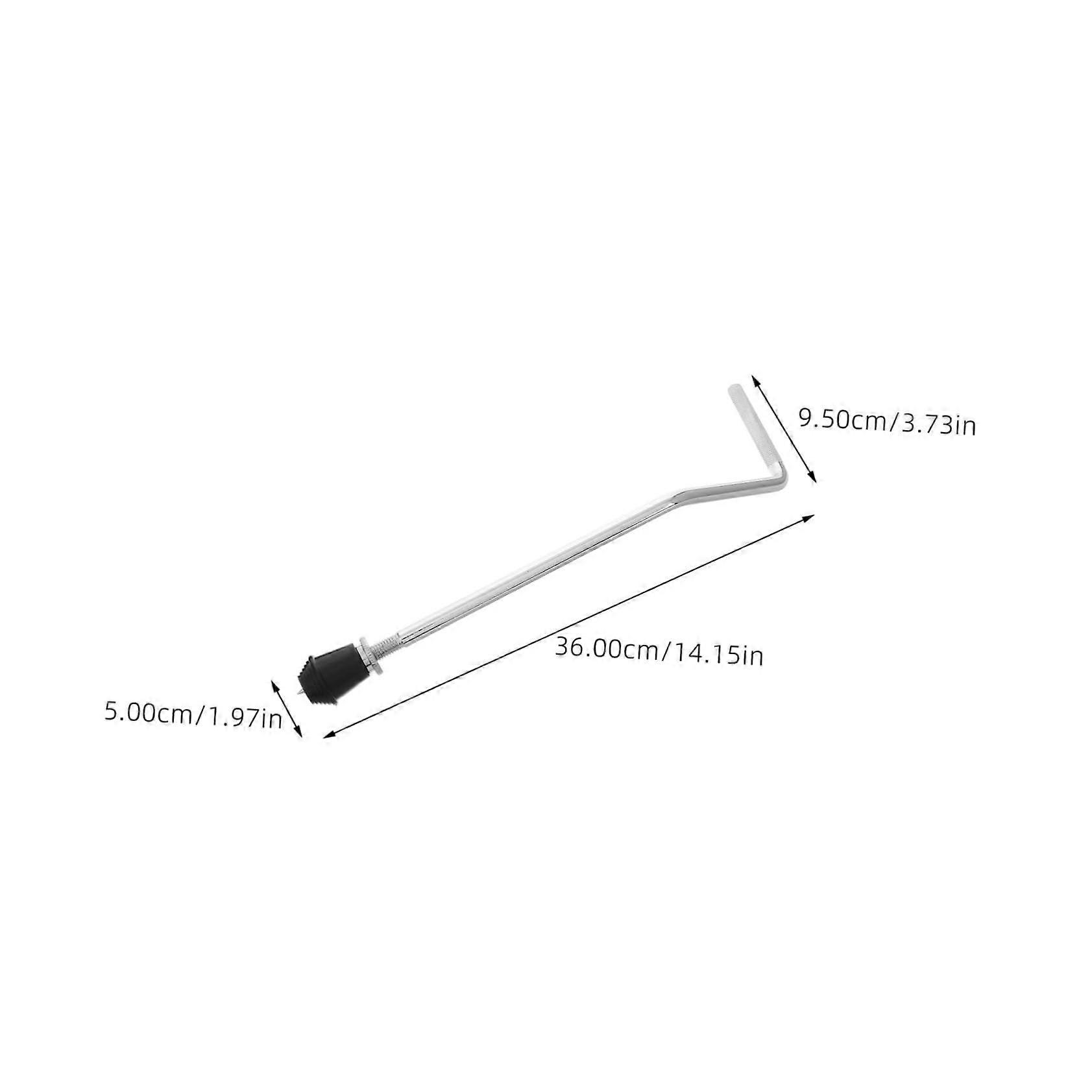 2pcs Metal Bass Drum Leg Riser Replacement Set, Durable Stable Support Feet for Drum Kit
