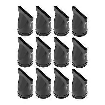 Boquilla de secador de pelo, repuesto de boquilla para secador de pelo, 12 piezas, difusor negro