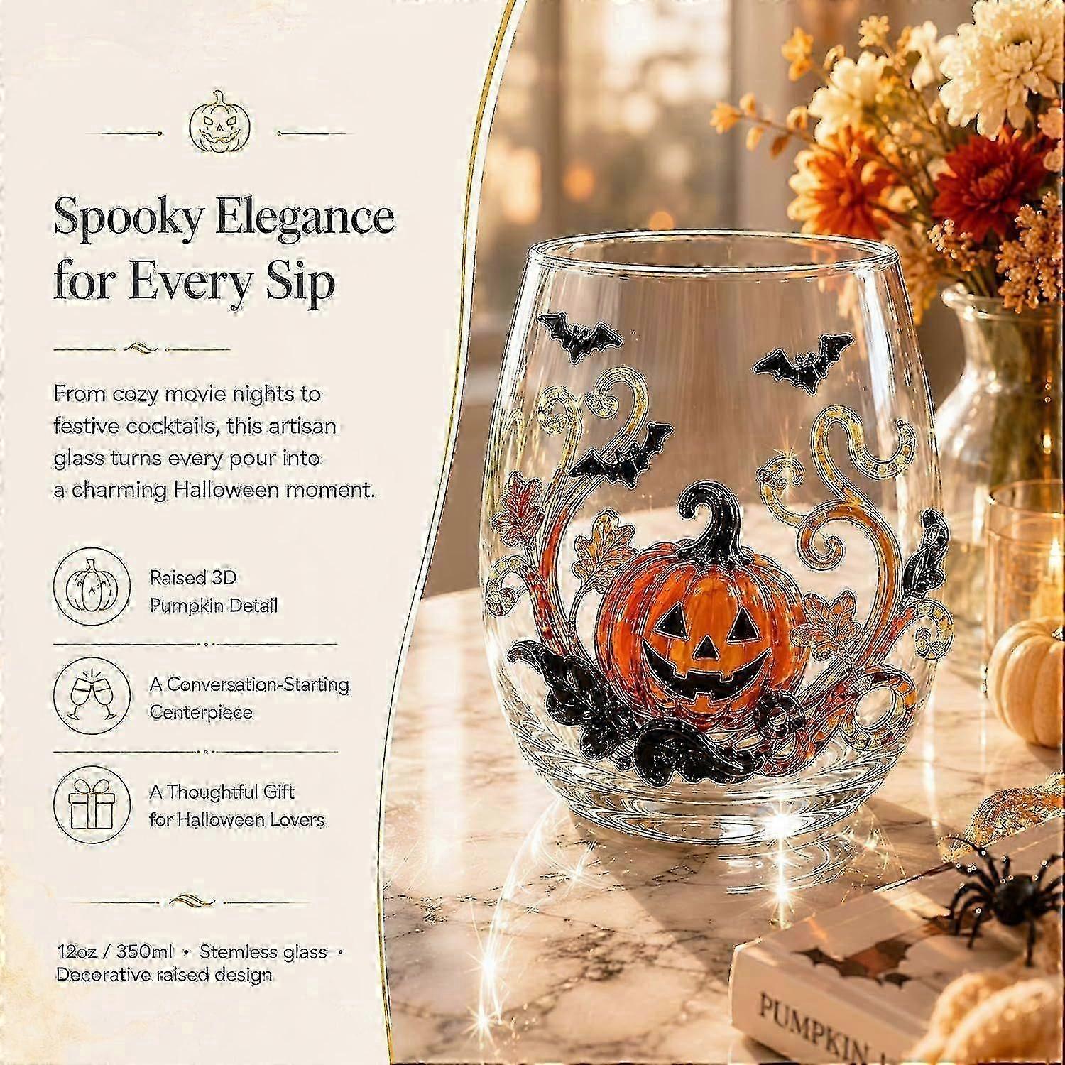 Festive 3D Embossed Halloween Cup-82