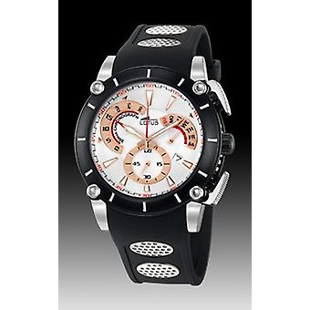 Lotus Vulcan Quartz Analog Man Watch with L9986/1 Rubber Bracelet