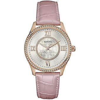 Guess broadway Quartz Analog Woman Watch with W0768L3 Synthetic Leather Bracelet