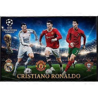 Cristiano Ronaldo, 3D-lentikkelpuslespill, fotballlegende, 3-i-1, vendbar effekt, modellnummer TU1963.