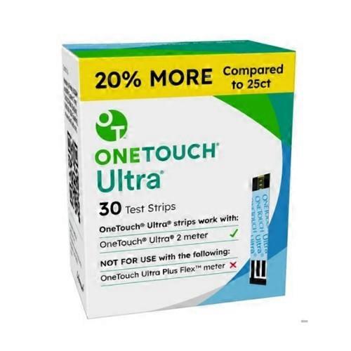 Onetouch Ultra Test Strips, 30 Count
