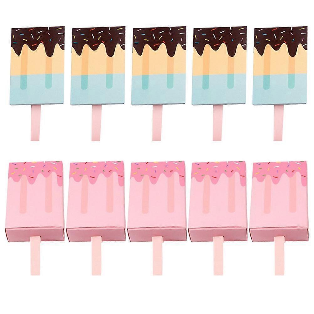 Wedding Candy Boxes Drawer Type Ice Cream Cases compatible with Storage Use 40Pcs