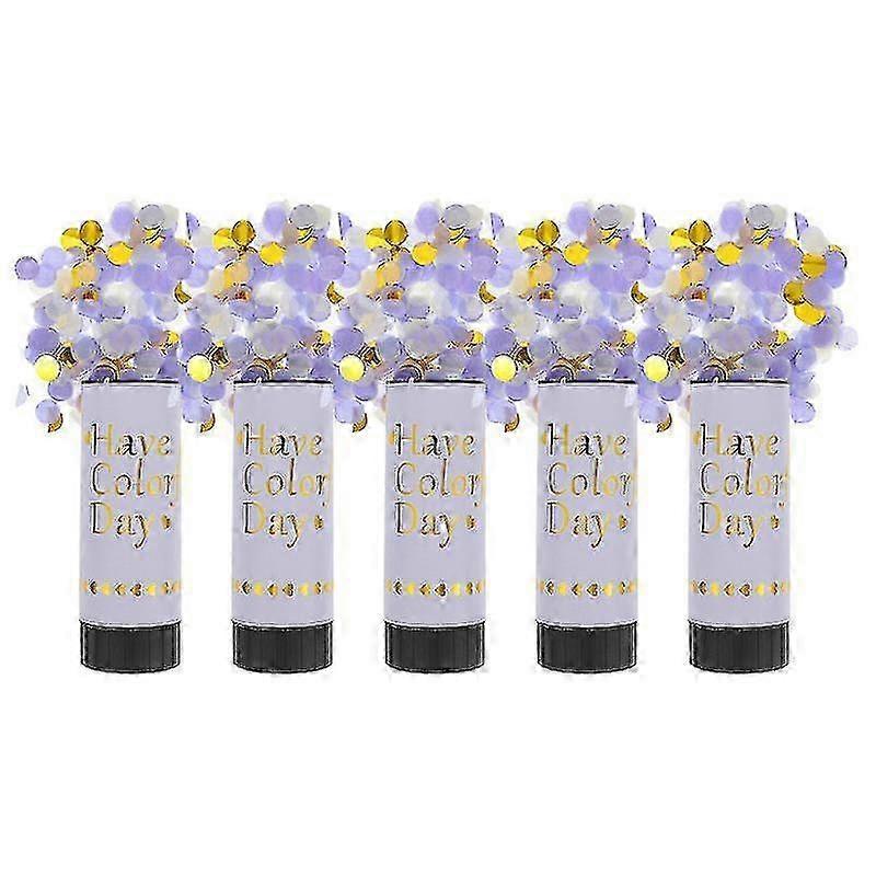 5pcs Party Confetti Tubes