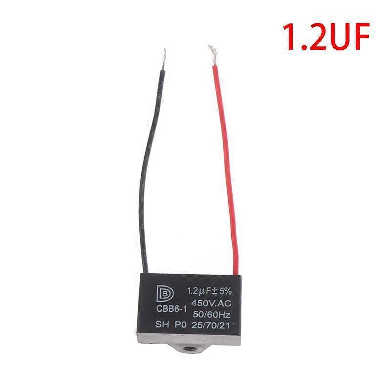 Cbb61 450V 1Uf~12Uf Terminal Ceiling Fan Motor Running Rectangular Start Capacitor