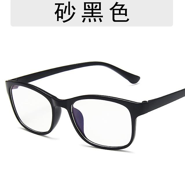 New Design Women's Outside Black Inside Red Eye Frame Light And Comfortable Color Glasses Frame Men's Anti-blue Light Flat Mirror