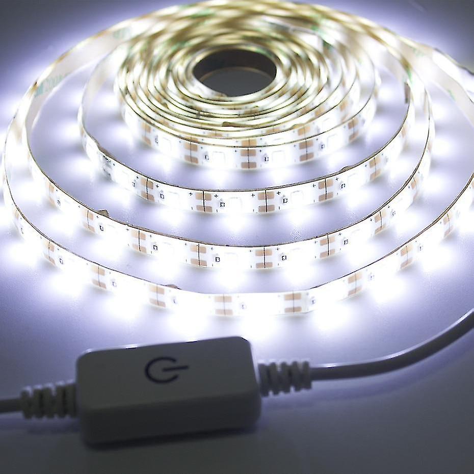 White 2M Usb 5v Waterproof Mirror Light led Strip Makeup Touch
