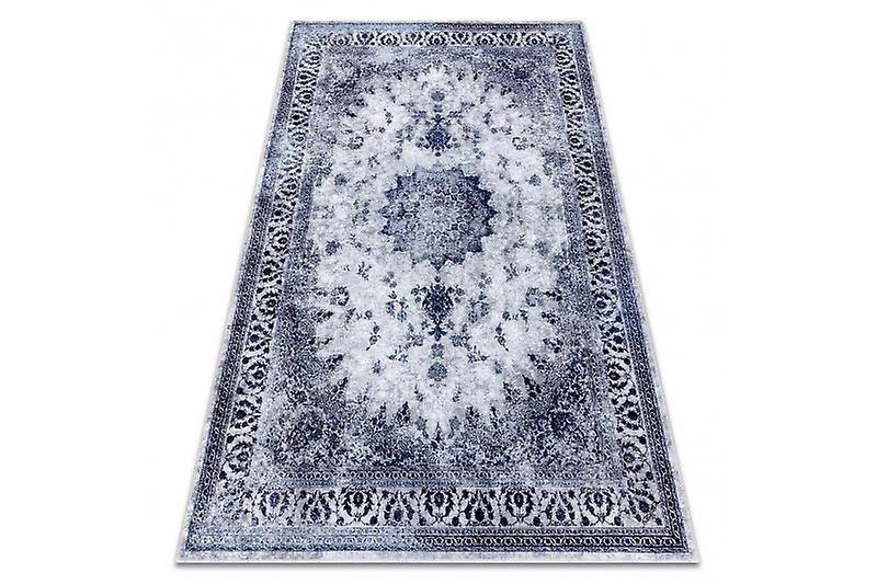 MIRO 51822.812 washing carpet Rosette, frame anti-slip - navy blue