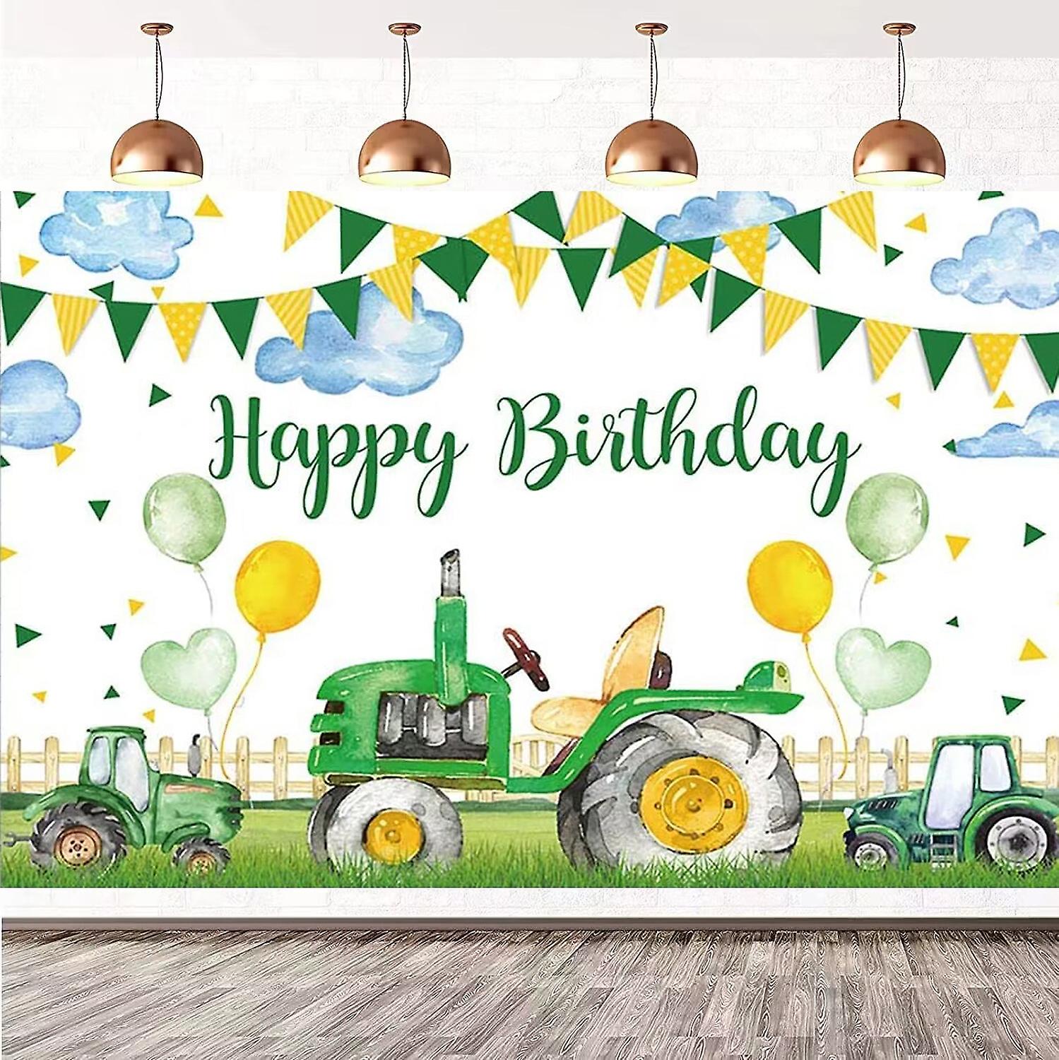 Farm Tractor Photography Backdrop Cloth 150x100cm