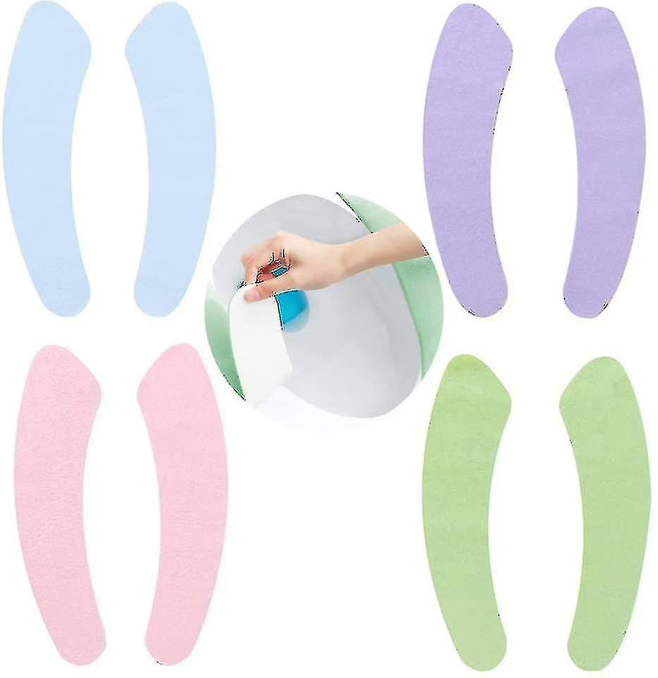 4 paar fluwelen sticker wc-brilmatten