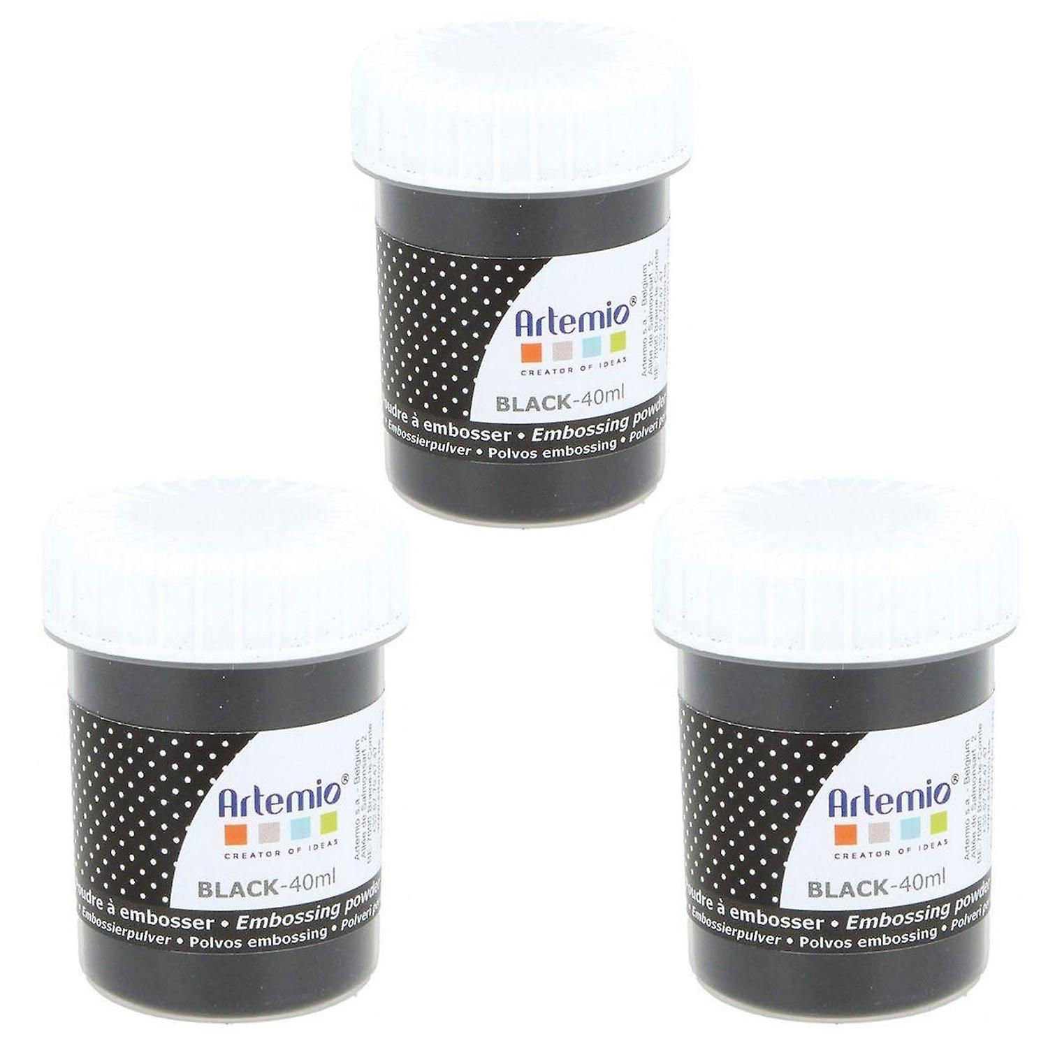 Embossing powder 120 ml - Black