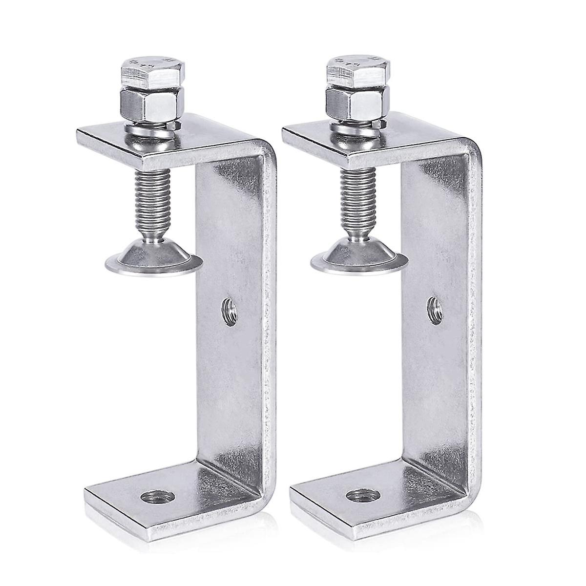 Pince Heavy Duty Clamp Métal C Clamp C-Clamp pour le travail du bois avec large ouverture de mâchoire (130MM), 2PCS