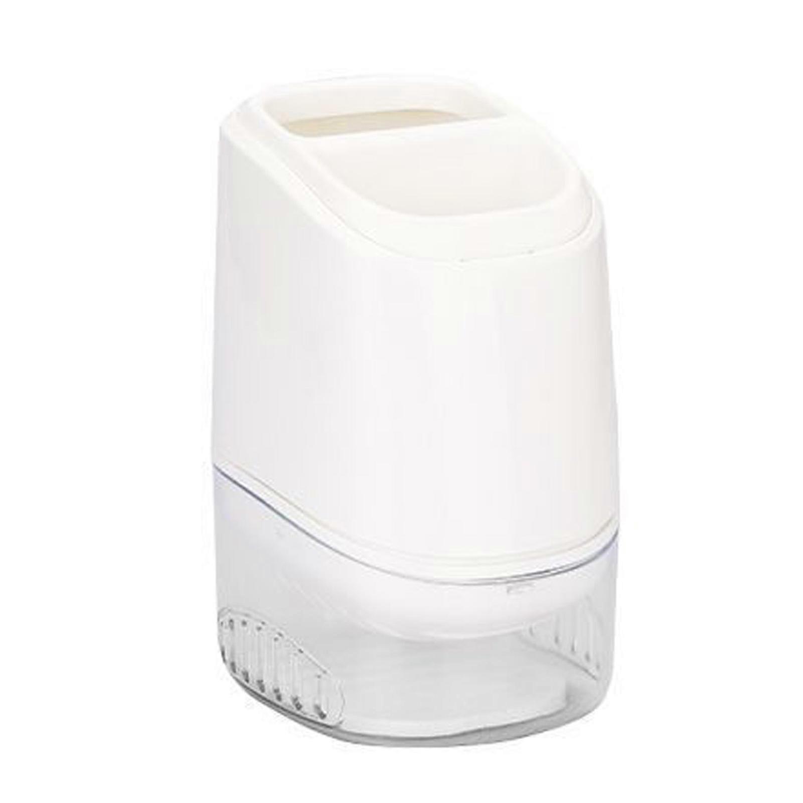 Draining Chopstick Container Double Compartment Plastic Basket 400g