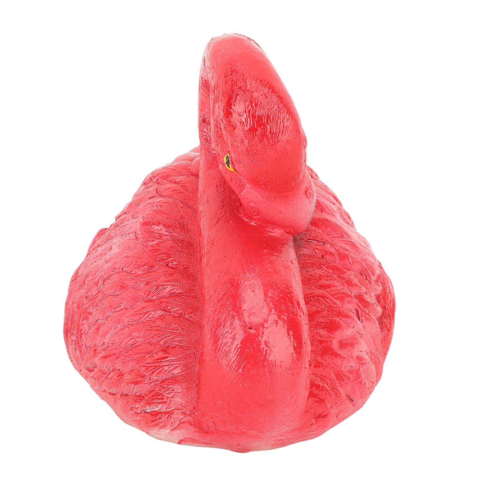 Flamingo Decorations Floating Flamingo Ornaments for Fish Pond Fish Tank Backyard Patio Lawn Small Red Resting Flamingo 