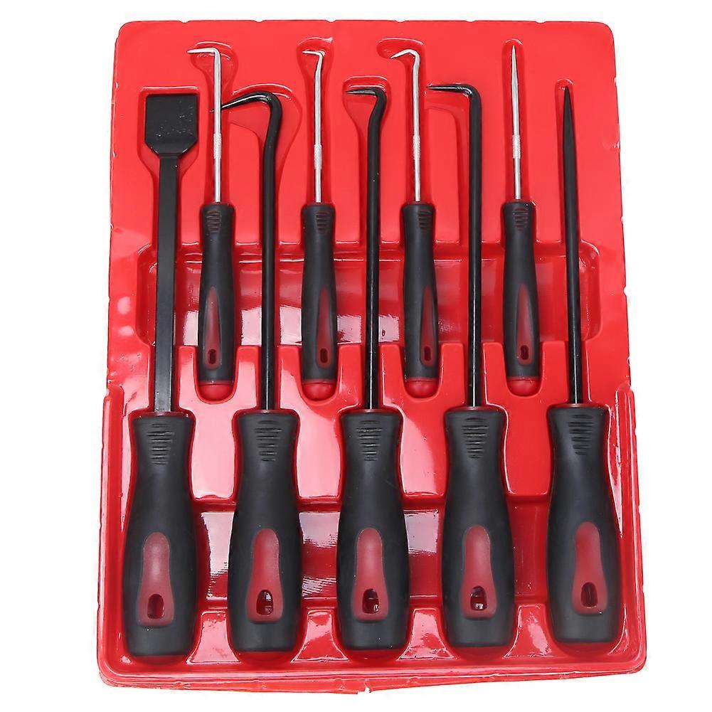 9PCS Precision Scraper Pick Hook Set for Oil Seal Pulling, Gasket O Ring and Hose Removal Tool Durable Hand Tools Kit
