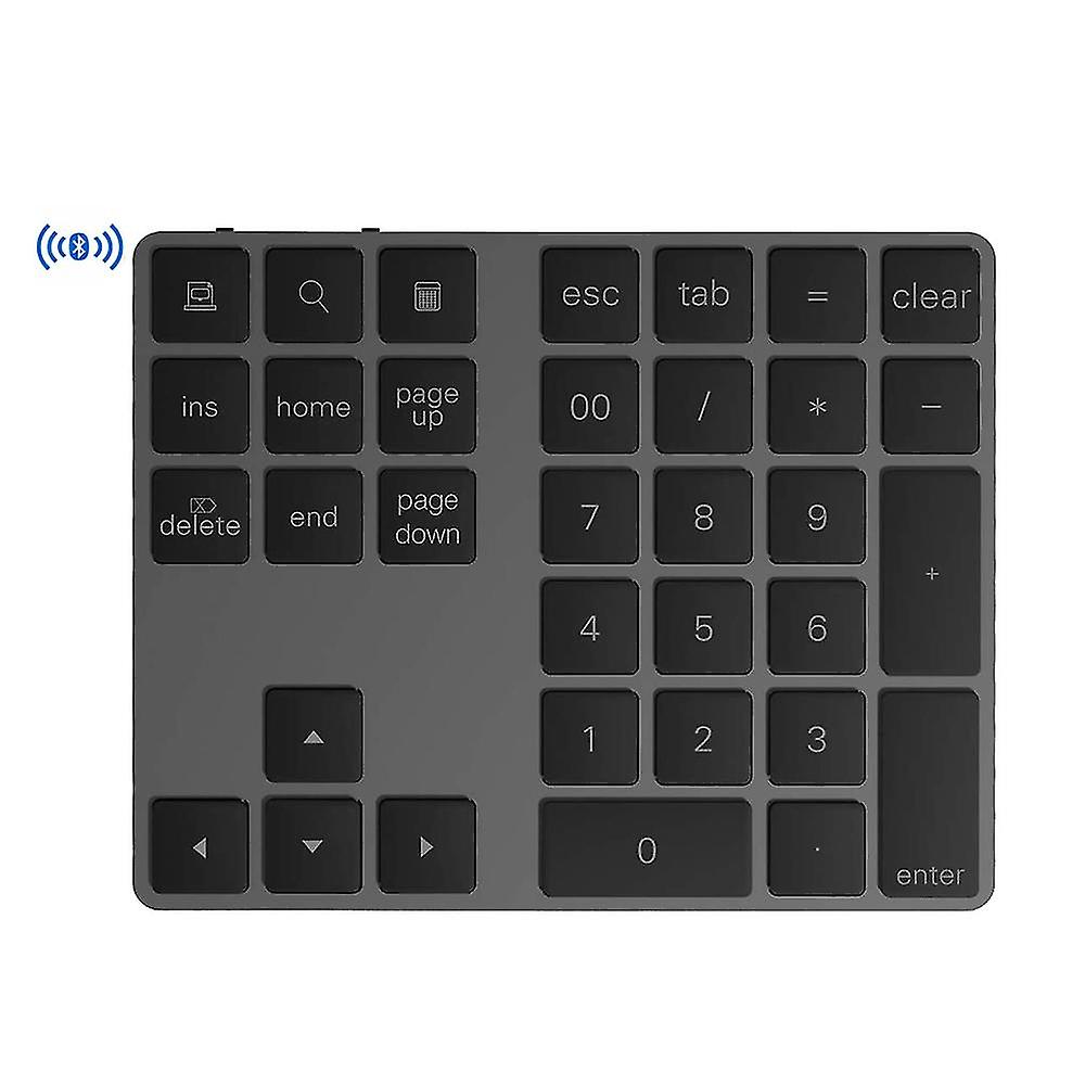 Wireless Numeric Keypads 34-key Bluetooth Numeric Keyboard For Computer Laptop Tablet