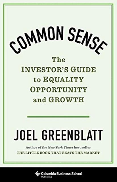 Common Sense by Joel Greenblatt Hardback Book
