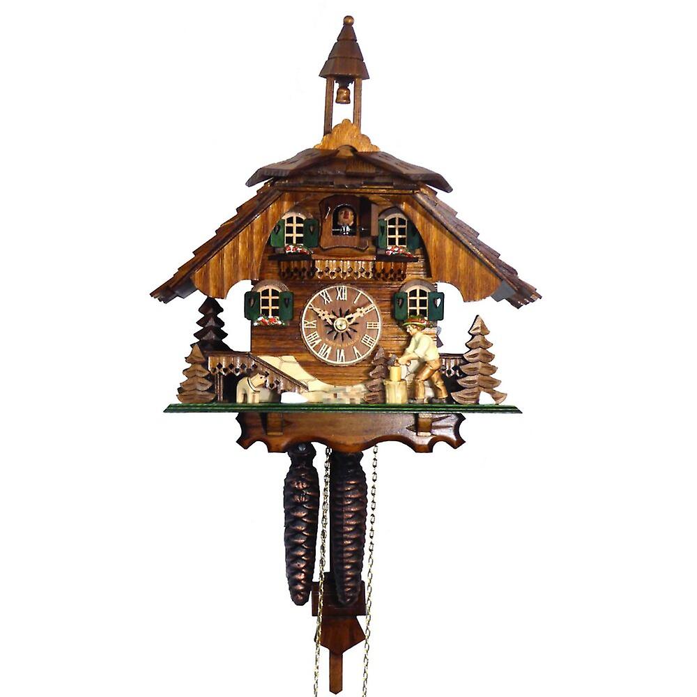 Engstler - 4441 - Cuckoo Clock - 1-Day Chain Hoist - Walnut
