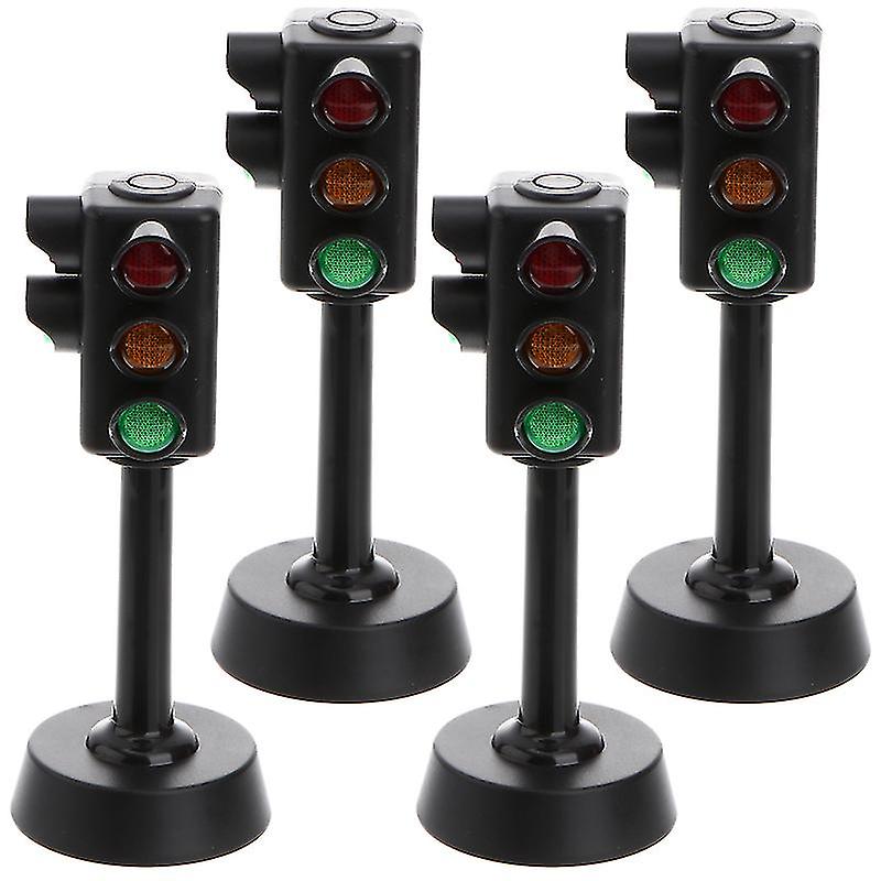 4pcs Traffic Signs Light Toys