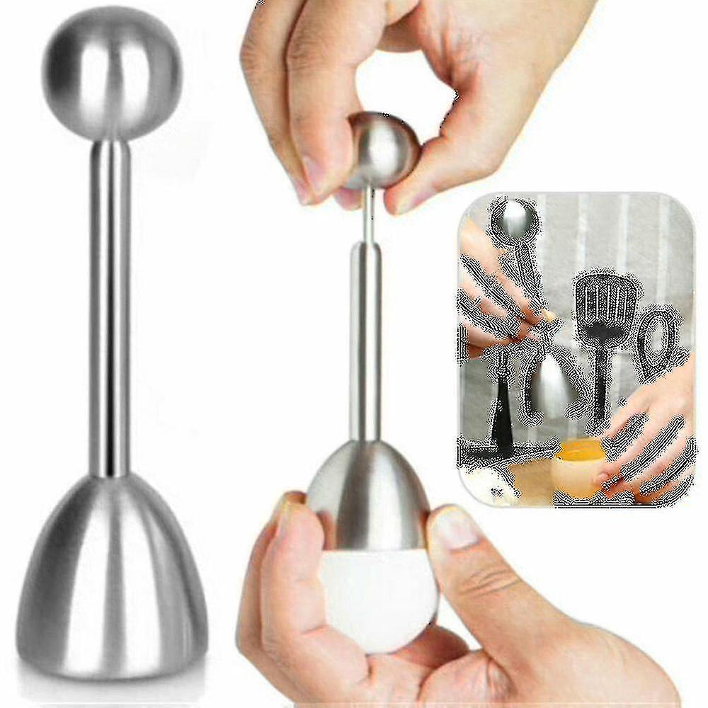 Stainless Steel Egg Shell Opener Boiled Egg Topper Cutter Kitchen Tool