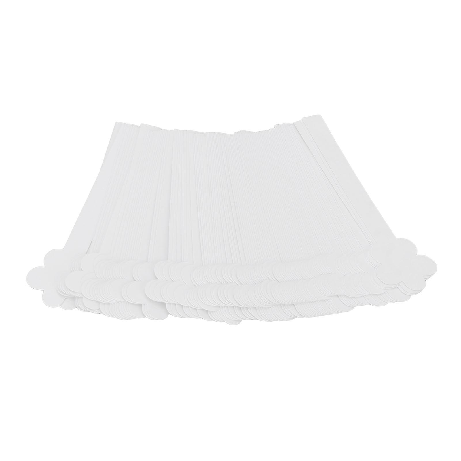 200pcs Perfume Test Paper Flower Shape Disposable Essential Oils Strips for Fragrances Testing 