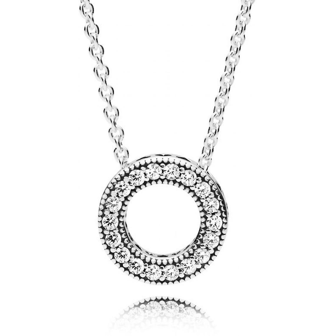 Pandora Signature Pavé Circle Colier