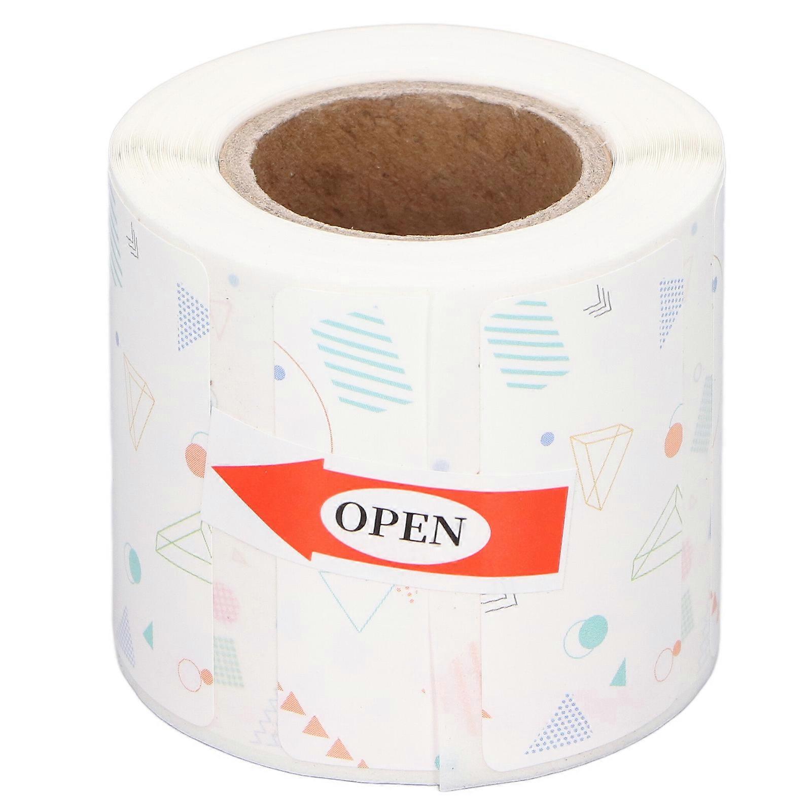 1 Roll Label Paper Clear Printing Easy Handwriting Waterproof Anti Scratch Strong Stickiness Thermal Label Roll