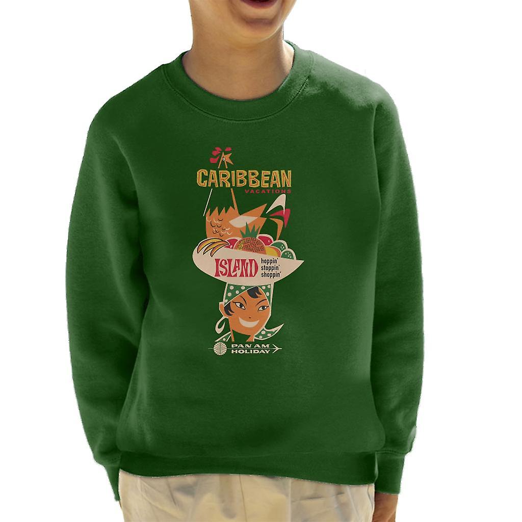 Pan Am Caribbean Vacations Kid's Sweatshirt