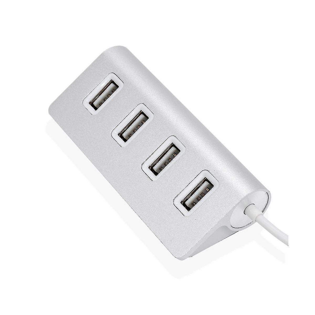 New 2023 Mini 4 Port Usb 2.0 Hub Splitter High Speed Power Adapter Usb Splitter For Laptop Desktop P