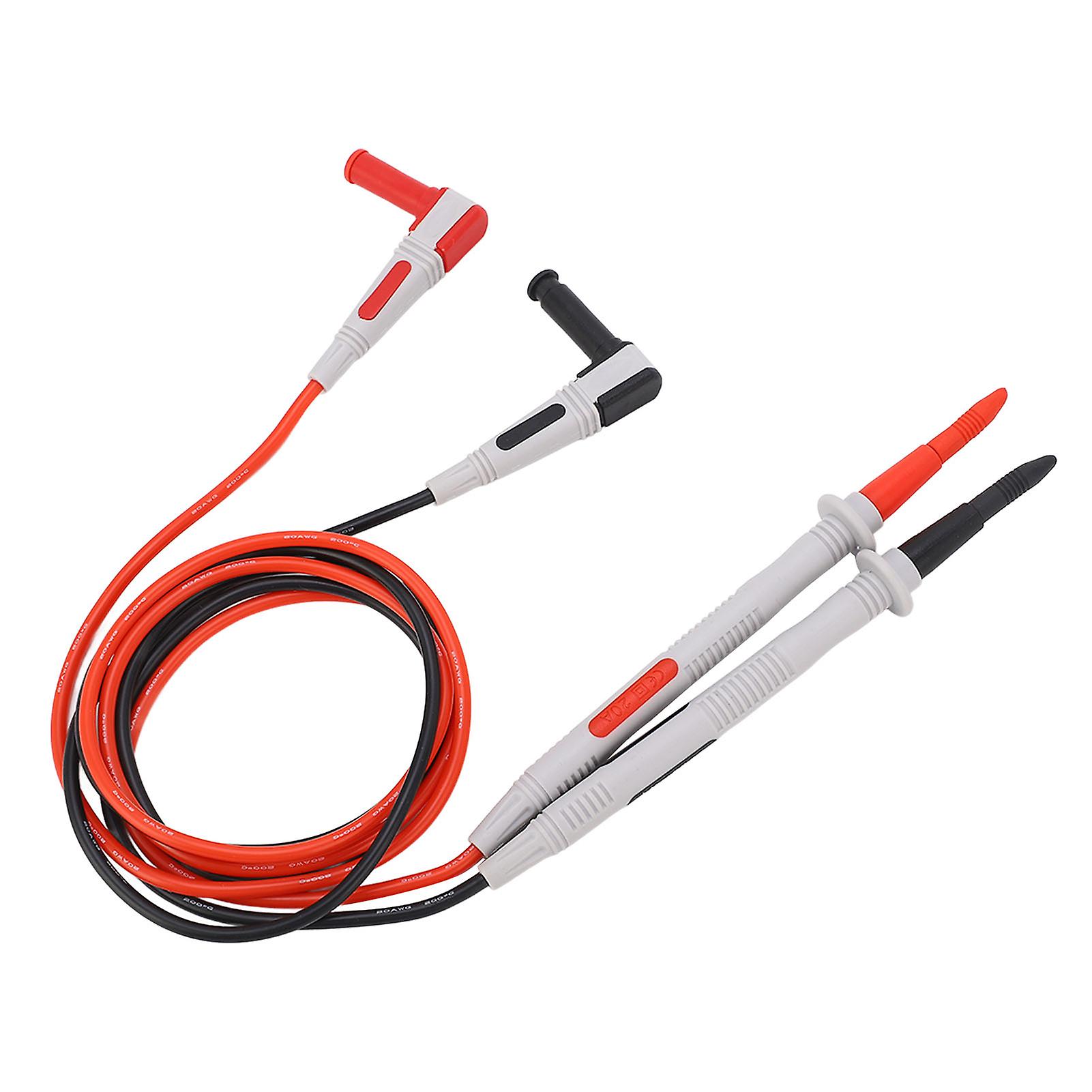 2PCS Multimeter Test Leads 0.3mm Tip 3.5mm Plug Universal Electrical Probe Pen for Circuit Testing