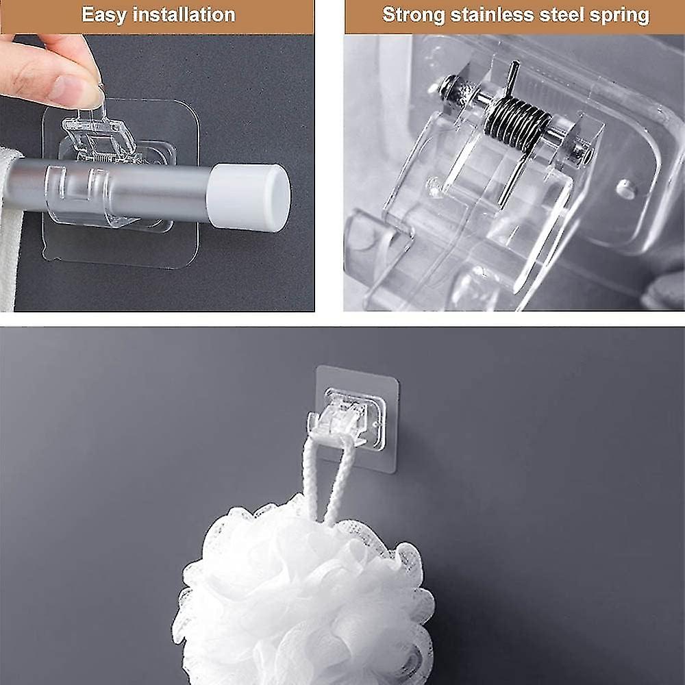 6pcs Sheer Curtain Rod Bracket