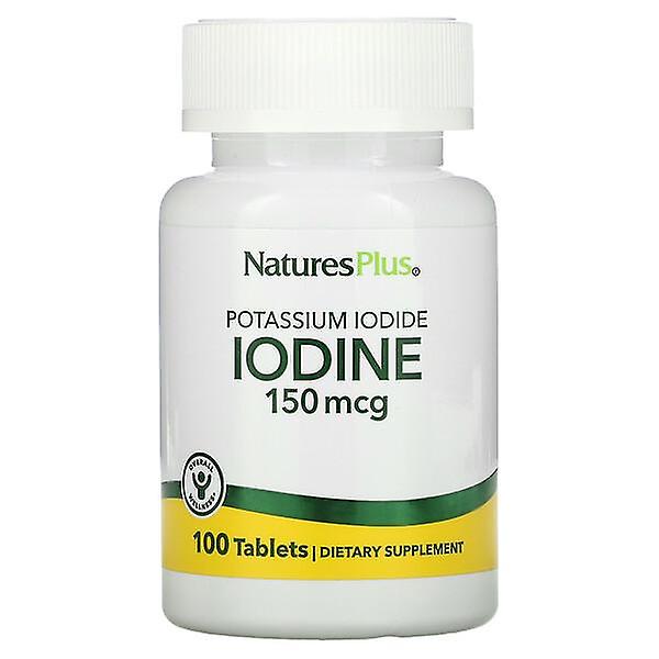 NaturesPlus, Iodine, Potassium Iodide, 150 mcg, 100 Tablets