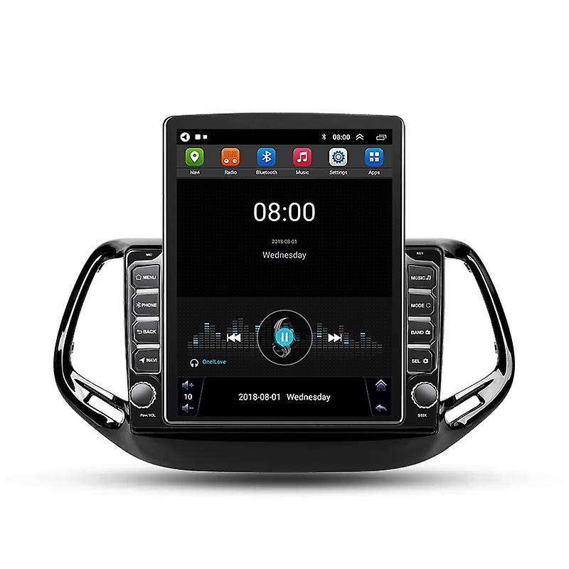 Car Radio Multimedia Player For Jeep Compass 2 MP 2017-2019 Android Navigation Stere For Tesla Style