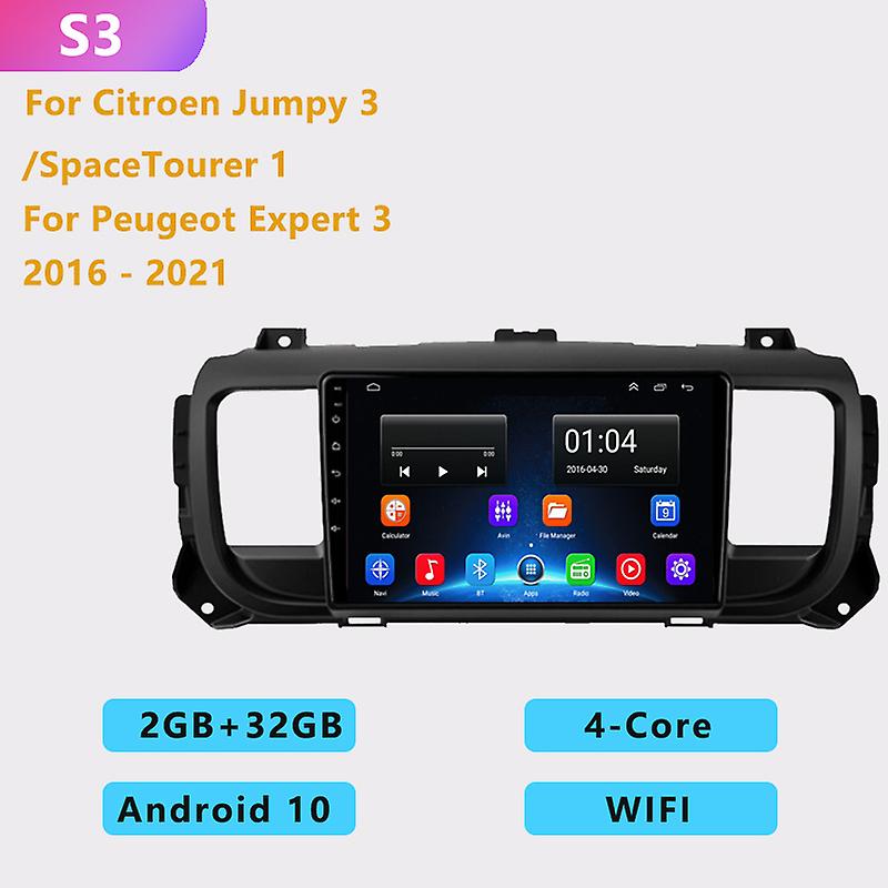 2din Auto Android Radio Multimedia Player Carplay Gps No Dvd For Citroen Jumpy 3 Spacetourer 1 For Peugeot Expert 3 2016 - 2021