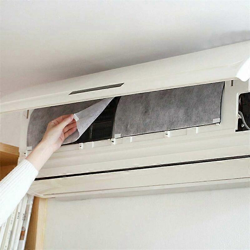 Air Conditioning Filter, 5 Pieces Cut to Fit Air Conditioning Outlet - PET Paper Purification Net