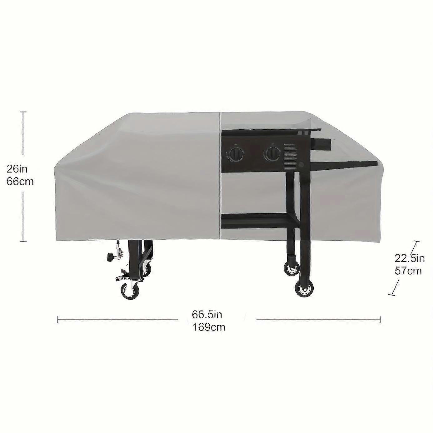 36インチ防水グリドルカバー ブラックストーン&キャンプシェフ用Ftg600 - 耐久性があり、耐紫外線性のある屋外調理ステーションプロテクター、巾着留め付き